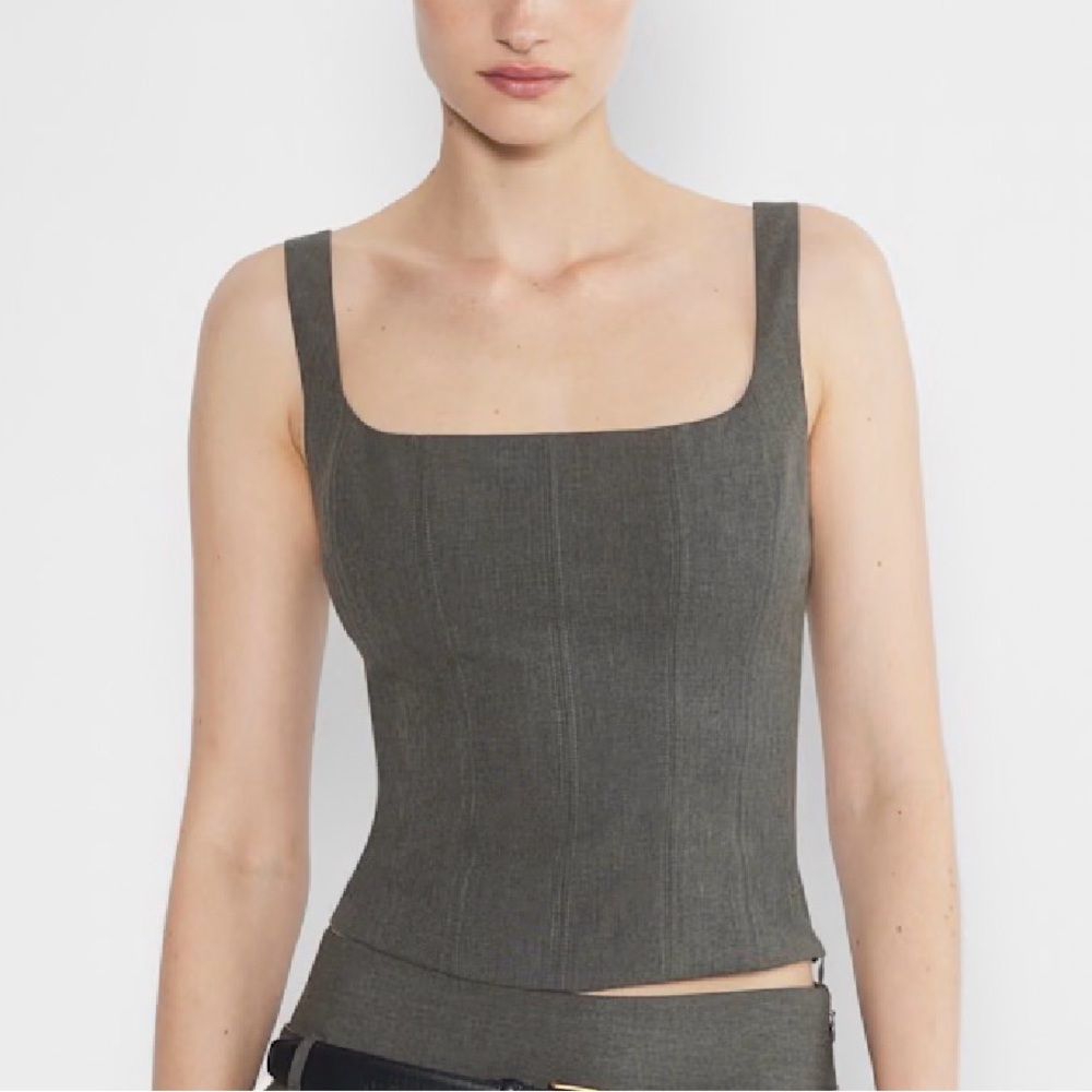 Aritzia Sunday Best Roulade Crop Top